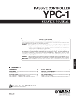 Yamaha YPC-1 - Service Manual 